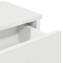 Estante de pared con cajones de madera contrachapada