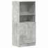 Mueble cocina madera ingeniería gris hormigón 57x41,5x131,5