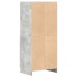 Mueble cocina madera ingeniería gris hormigón 57x41,5x131,5