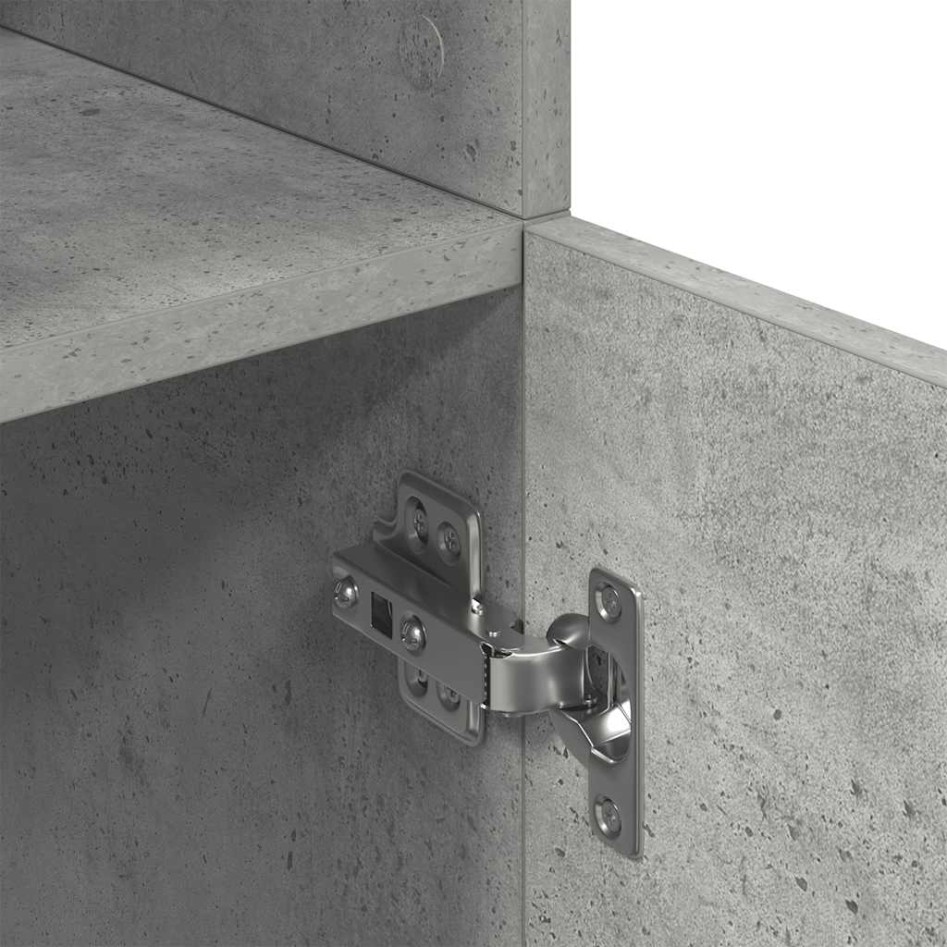 Mueble cocina madera ingeniería gris hormigón 57x41,5x131,5