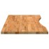 Tablero escritorio rectangular madera maciza roble marrón