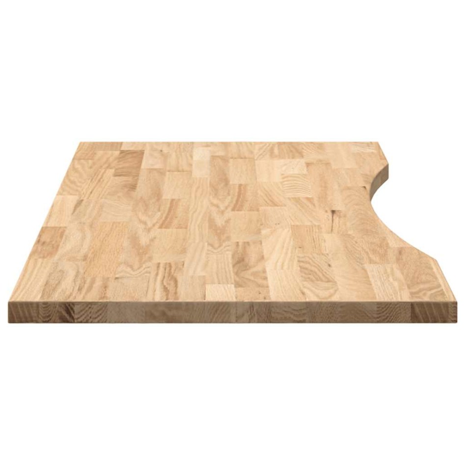 Tablero escritorio rectangular madera maciza roble sin