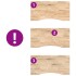 Tablero escritorio rectangular madera maciza roble sin