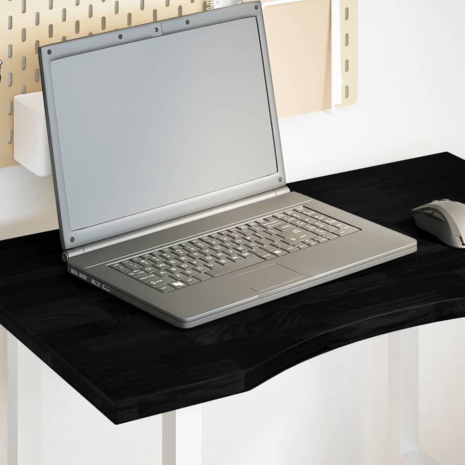 Tablero escritorio 80x60x2,5 cm rectangular madera maciza