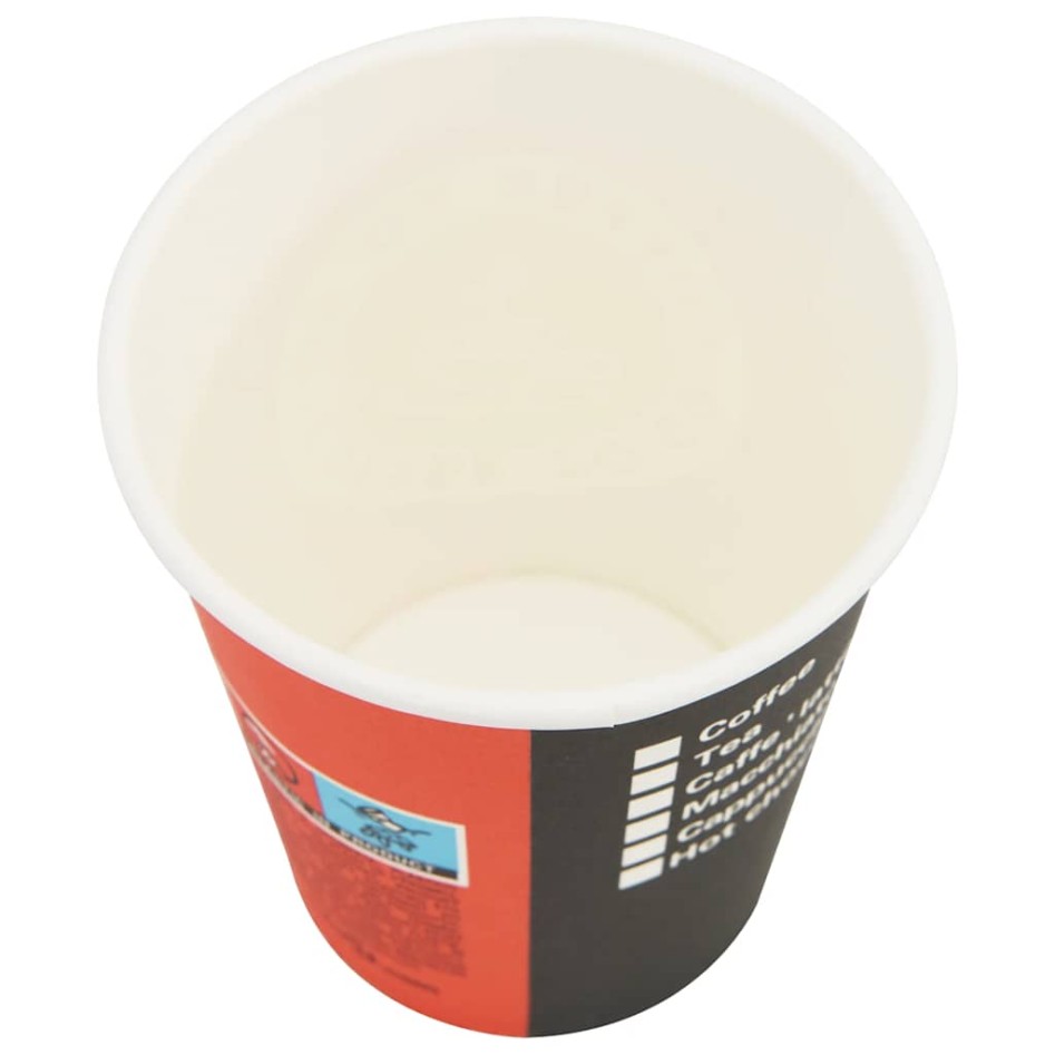 Vasos de café de papel con tapa 1000 uds 8oz