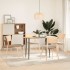 Tablero de mesa ovalado madera maciza de roble 120x60x2