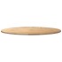 Tablero de mesa ovalado madera maciza de roble 120x60x2