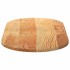 Tablero de mesa ovalado madera maciza de roble 100x50x2