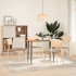 Tablero de mesa ovalado madera maciza de roble 120x60x2