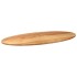 Tablero de mesa ovalado madera maciza de roble 120x60x2