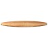 Tablero de mesa ovalado madera maciza de roble 120x60x2