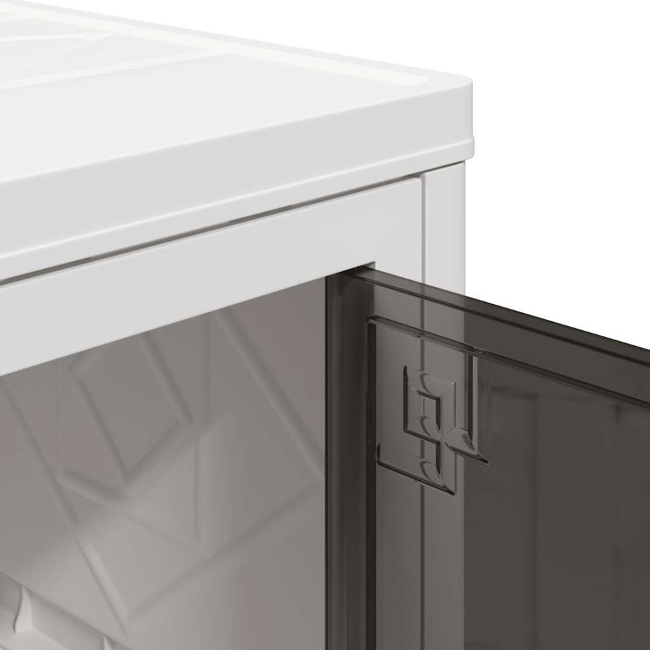 Caja de almacenaje apilable con ruedas 3 niveles 75