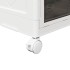Caja de almacenaje apilable con ruedas 3 niveles 75