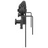 Kit de herrajes para puertas correderas acero negro 183