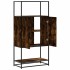 Aparador alto madera de ingeniería y metal 68x35x139