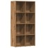 Estantería de madera ingeniería roble artisan 66x30x130