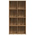 Estantería de madera ingeniería roble artisan 66x30x130
