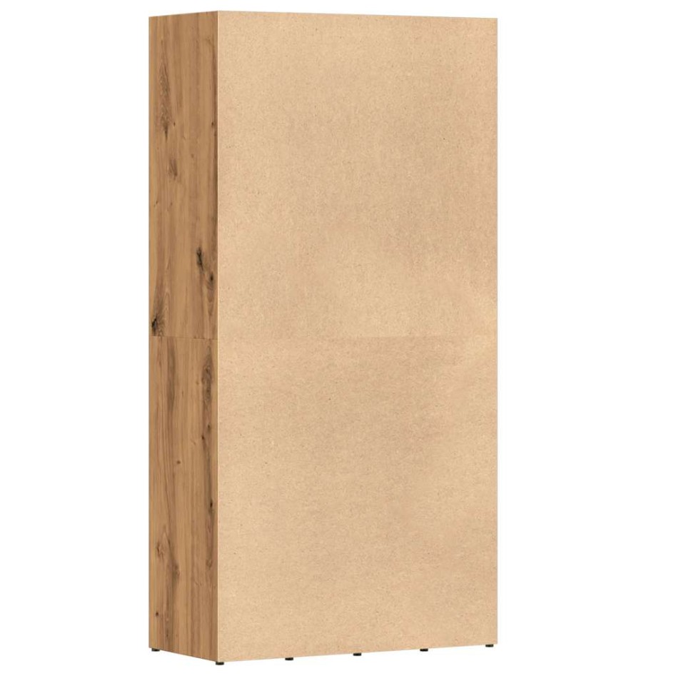 Estantería de madera ingeniería roble artisan 66x30x130