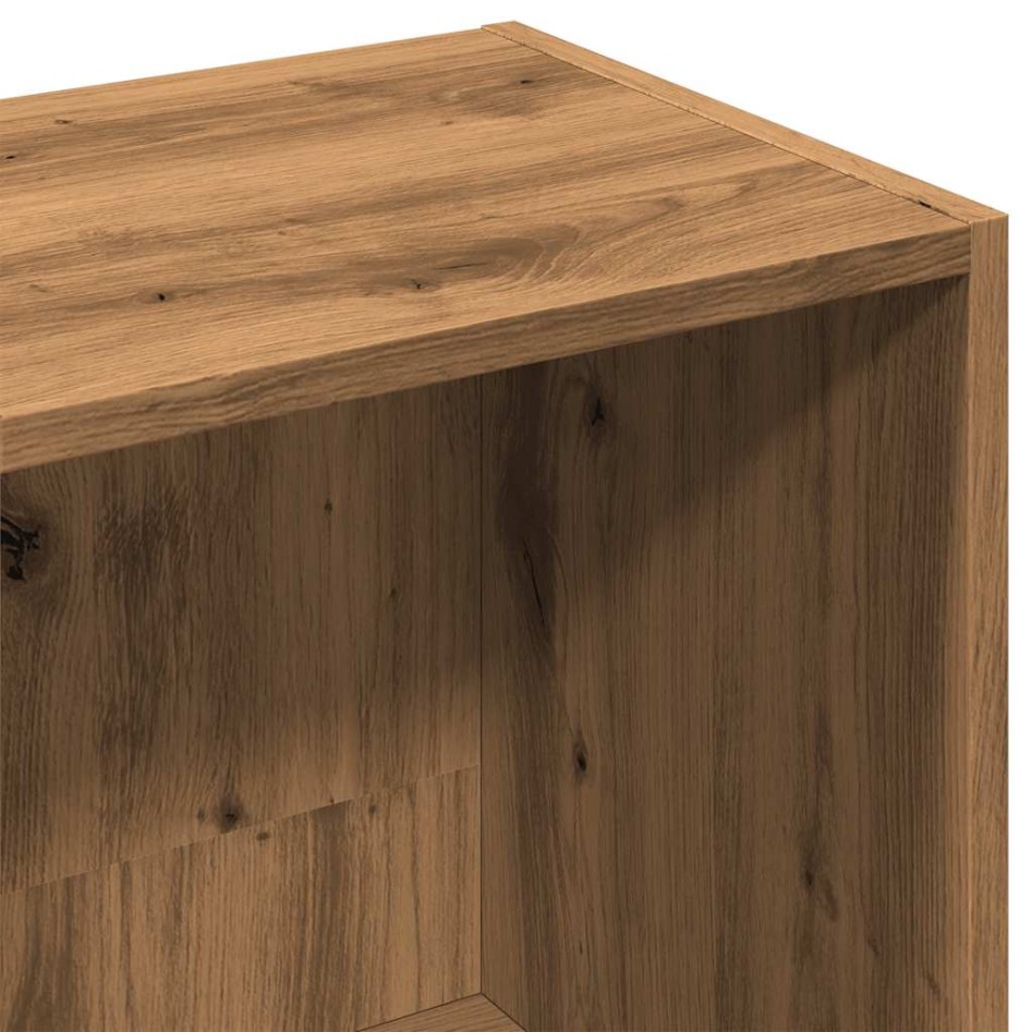 Estantería de madera ingeniería roble artisan 66x30x130