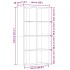 Estantería de madera ingeniería roble artisan 66x30x130