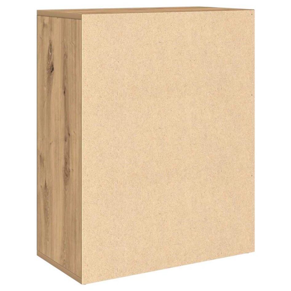 Aparador de madera de ingeniería roble artisan 60x30x75