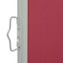 Toldo lateral retráctil de jardín o terraza rojo 100x300