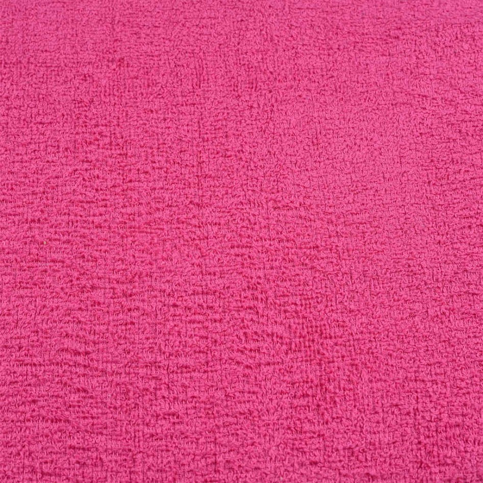 Toallas 4 uds 100% algodón rosa 100x200 cm 600