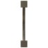 Patas para mesa comedor forma X 2uds acero natural