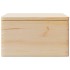 Caja de madera con tapa madera maciza de pino 40x30x23