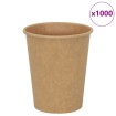 Tazas de café de papel 1000 uds 8oz 200ml marrón