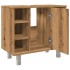Armario de baño madera contrachapada roble artisan