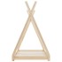 Estructura de cama infantil de madera maciza de pino 90x200