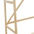 Perchero con estantes bambú 110x40x180