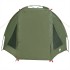 Tienda de pesca impermeable verde