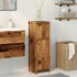 Armario de baño madera contrachapada envejecida 30x30x95