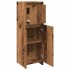 Armario de baño madera contrachapada envejecida 30x30x95