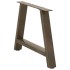 Patas de mesa de centro forma A 2uds acero 70x(42-43)
