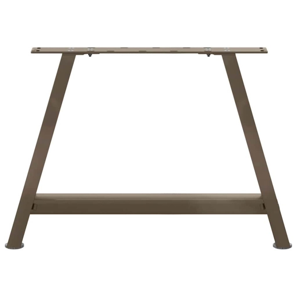 Patas de mesa de centro forma A 2uds acero 70x(42-43)