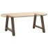 Patas de mesa de centro forma A 2uds acero 70x(42-43)