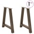 Patas de mesa de centro forma A 2uds acero 70x(72-73)