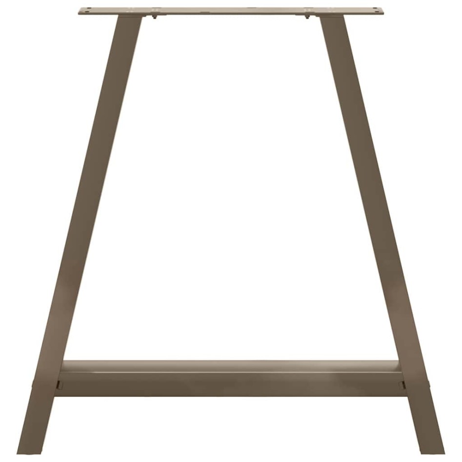 Patas de mesa de centro forma A 2uds acero 70x(72-73)