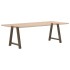 Patas de mesa de centro forma A 2uds acero 70x(72-73)