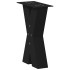 Patas de mesa de centro forma X 2uds acero negro 38x(42-43)