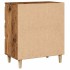 Aparador de madera contrachapada envejecida 60x35x70