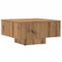 Mesa de centro madera de ingeniería roble artisan 60x60x31,5