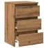 Mesita de noche madera de ingeniería roble artisan