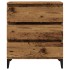 Aparador de madera contrachapada envejecida 60x35x70
