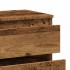 Aparador de madera contrachapada envejecida 60x35x70