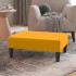 Reposapiés de terciopelo amarillo 78x56x32