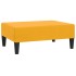 Reposapiés de terciopelo amarillo 78x56x32